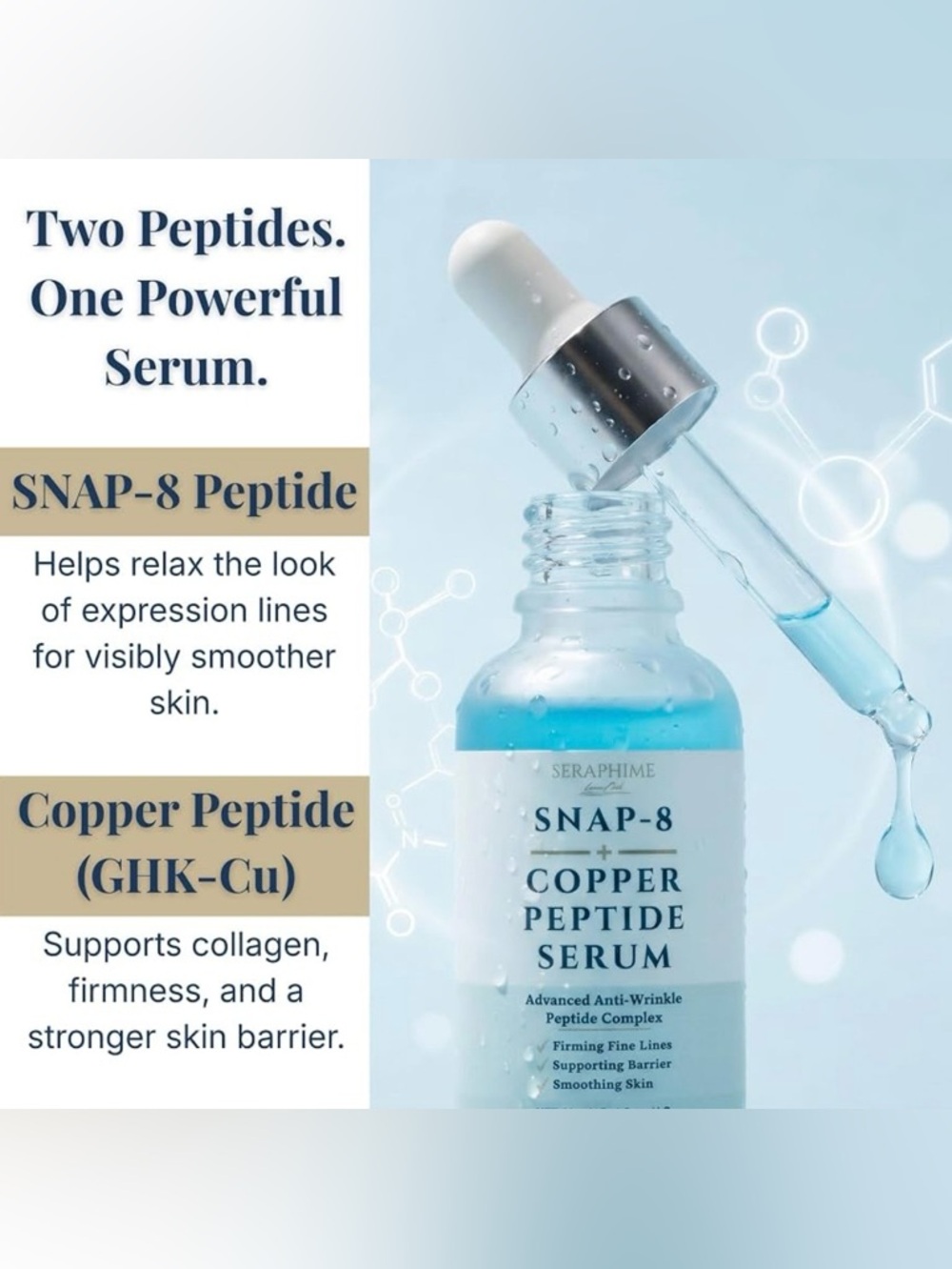 PDRN Pink Peptide Copper Peptide Serum & Advanced PDRN Rejuvenating Cream Bundle - Picture 11 of 16